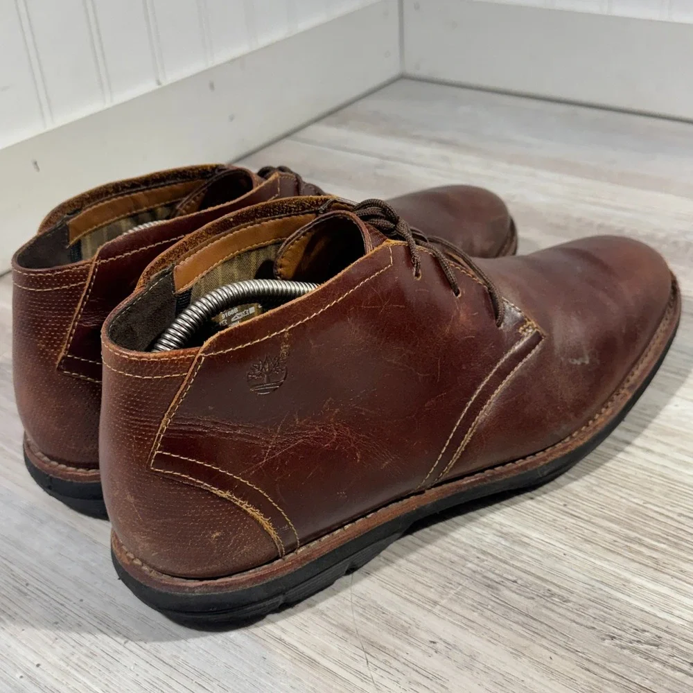Timberland Earthkeepers Brown Chukka Boots US 10.5 SensorFlex Sole‎